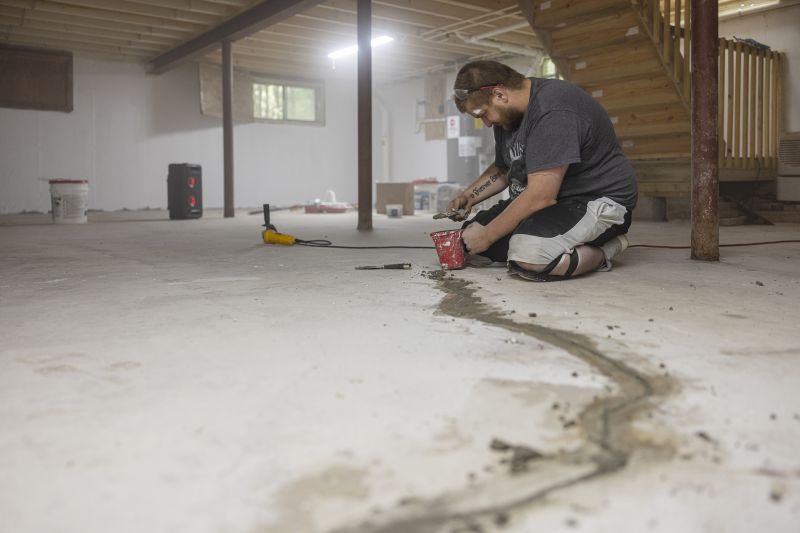 Local Basement Concrete Resurfacing pros at work