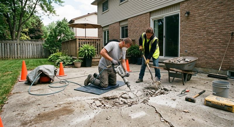 Concrete Apron Repair in West Des Moines, IA