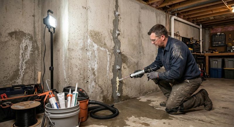 Basement Concrete Resurfacing Service